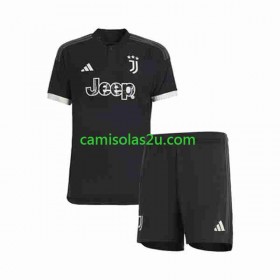 Camisolas de futebol Juventus Criança Equipamento 3ª 2023/24 Manga Curta